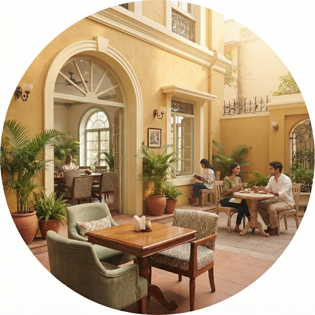 Indoor and Outdoor Seating